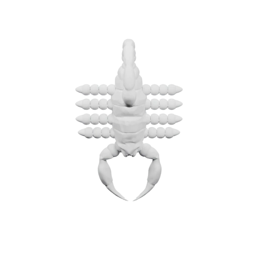 скорпиона с отсутствующими конечностями