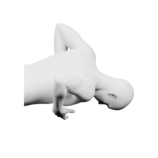 Тело в позе лежащего