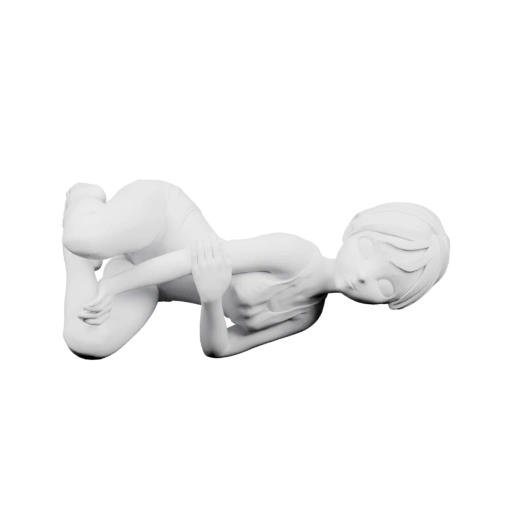 Скульптура в позе отдыха