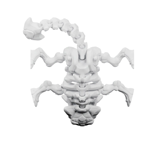 Скorpion с детализированным телом