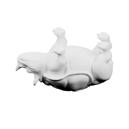 Слон с ушами и хоботом