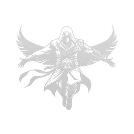 Фигура с крыльями и оружием