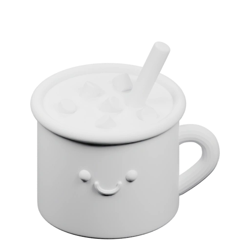 Кружка с рожком и улыбкой