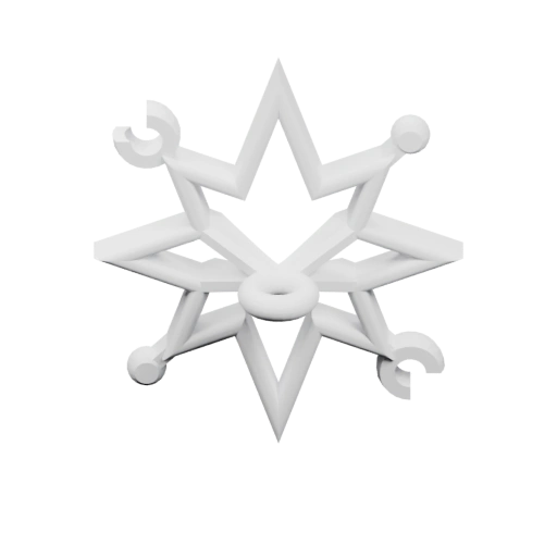 Симметричная снежинка