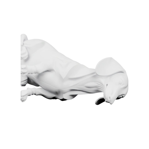 Собака в позе