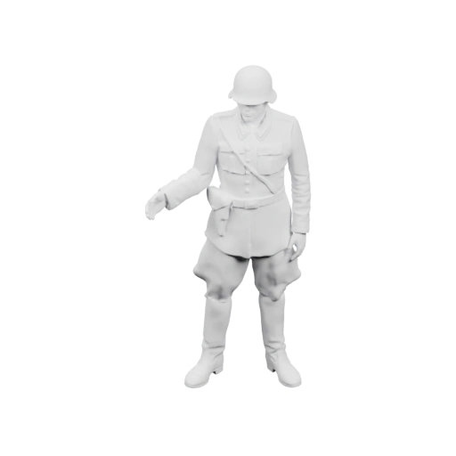 Солдат в военной форме