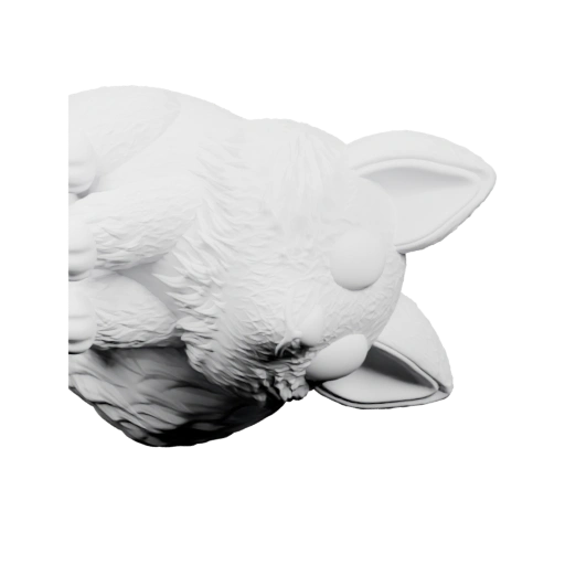 Кот в сонной позе