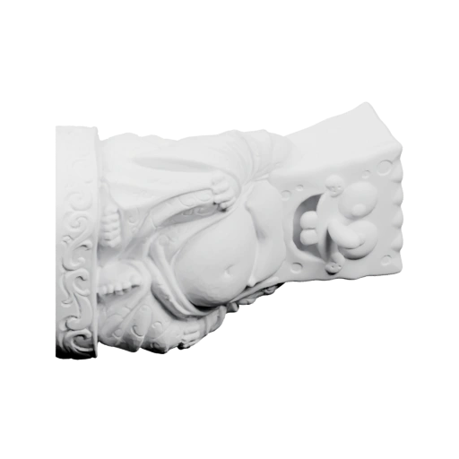 Спанч Боб в позе Будды