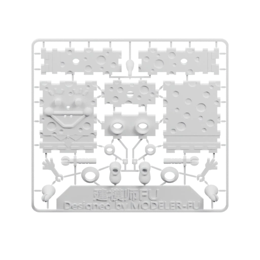 Спанч-объект с деталями