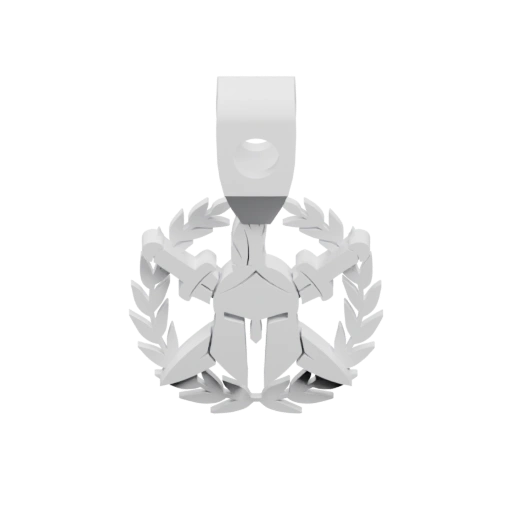 Медальон с венком и щитом