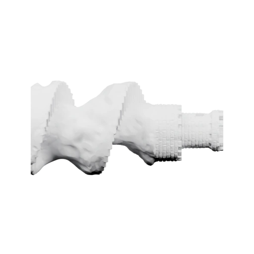 Спиральная конструкция с текстурой