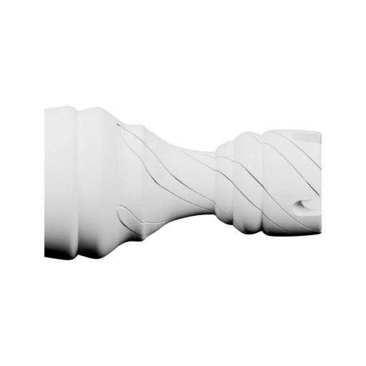 Спиральная деталь с гладкой поверхностью