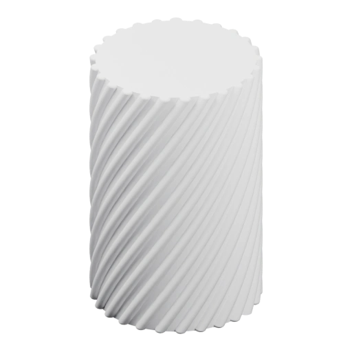 Спиральная колонна с рифленой поверхностью