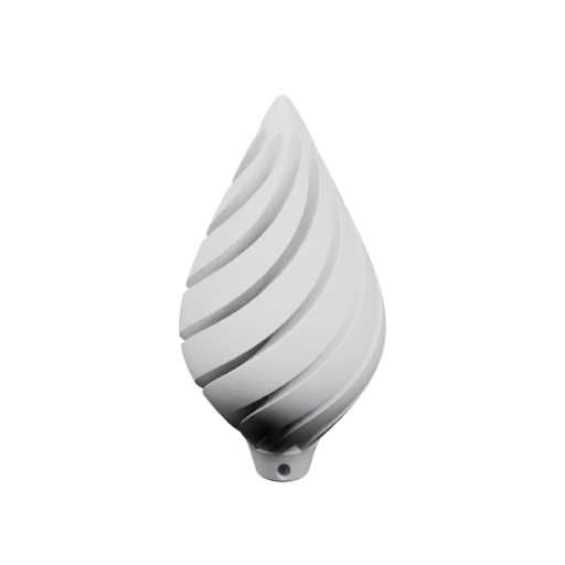 Спиральная форма с отверстием