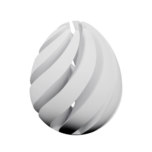 Сфера с витыми линиями