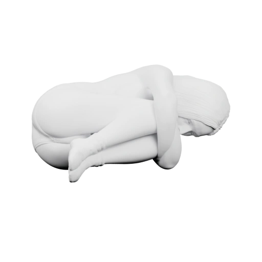 Фигура в позе сна