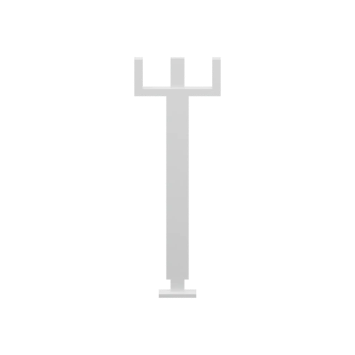 Стальная опора с креплениями