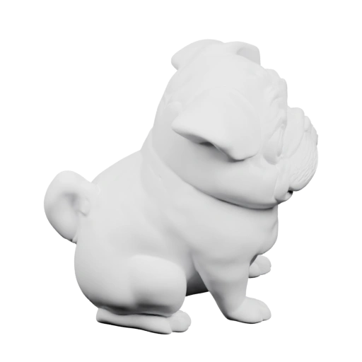 Сидит, смотрит в сторону