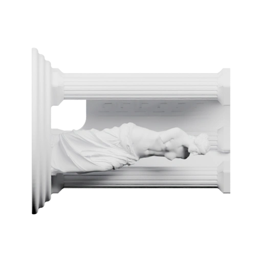 Статуя в арочном проеме