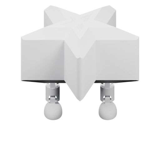 Абстрактная статуя с подвесами