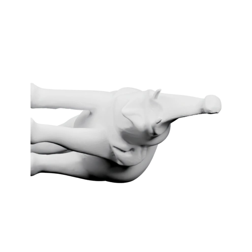 Лежащая фигура в позе отдыха