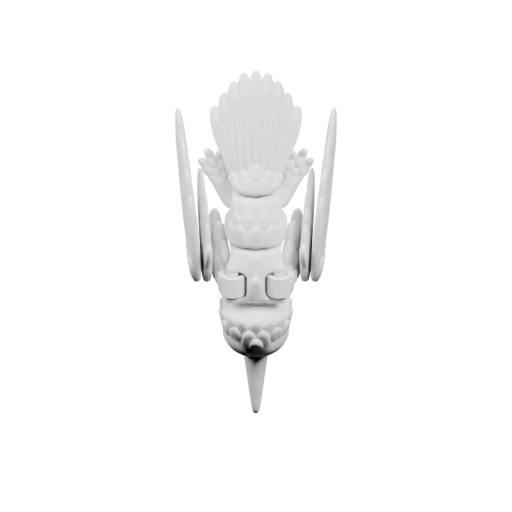 Птица с расправленными крыльями