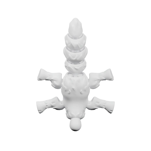 Статуя с рогами