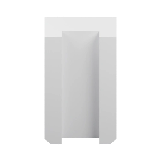 Вертикальная стена с центральным вырезом