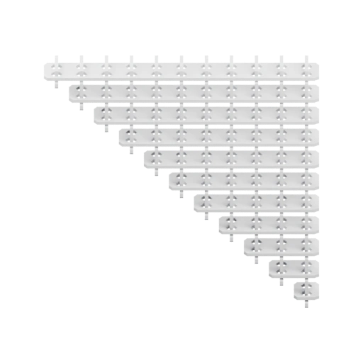 Модульные розетки в углу
