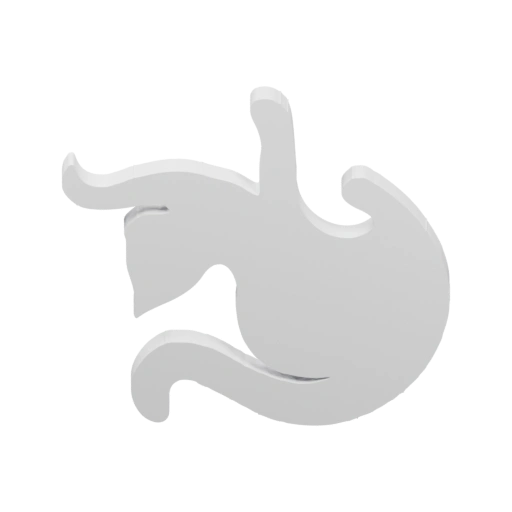 Абстрактная форма с изгибами