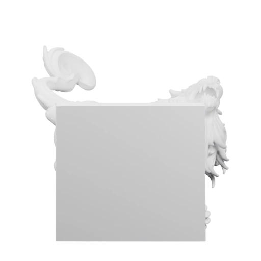 Стилизованный лев с украшениями