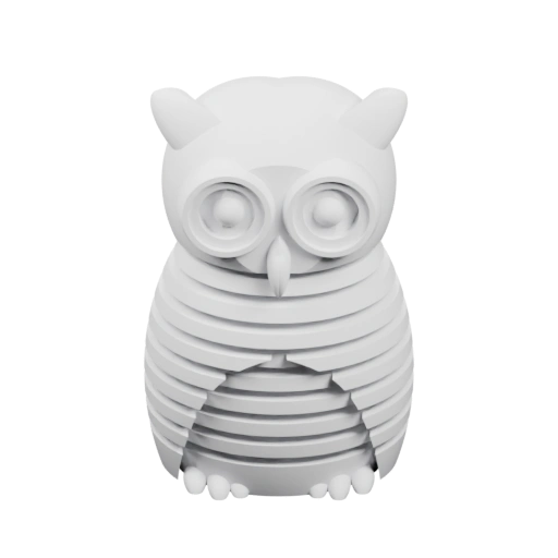 Совы с круглыми глазами