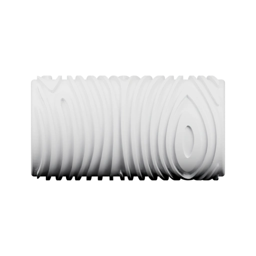 Стеклянный цилиндр с рельефом