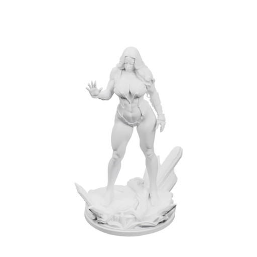 Воин в позе стойки