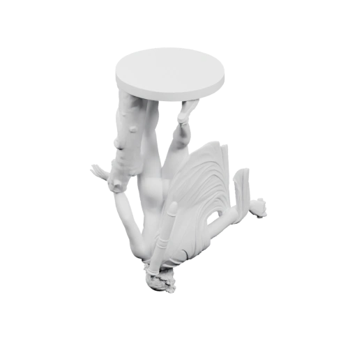 Стойка с декоративными элементами