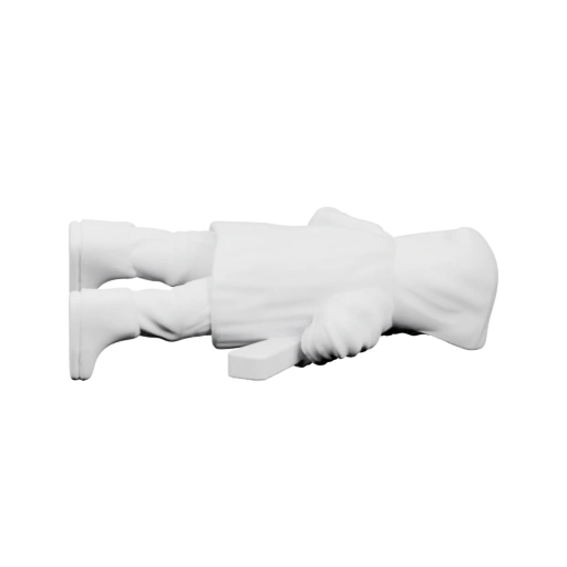 Лежащий персонаж в позе отдыха