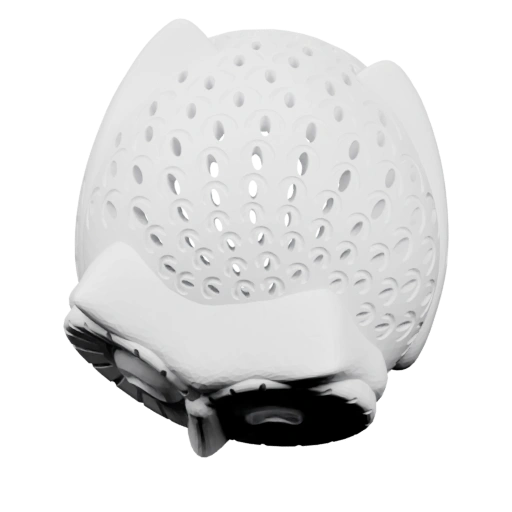 Плоская форма с множеством круглых отверстий