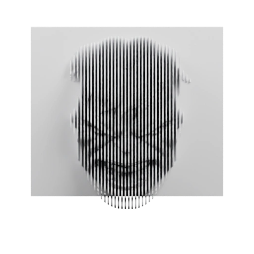 Странный абстрактный портрет