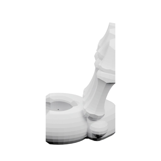 Стул с изогнутой спинкой