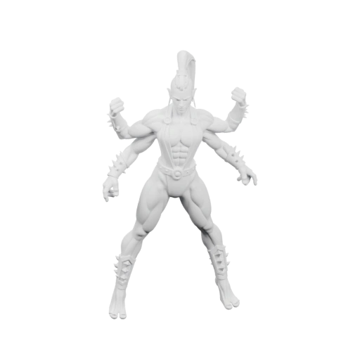 Мощный персонаж с множеством рук