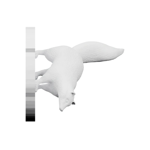 Сурок в прыжке на стене