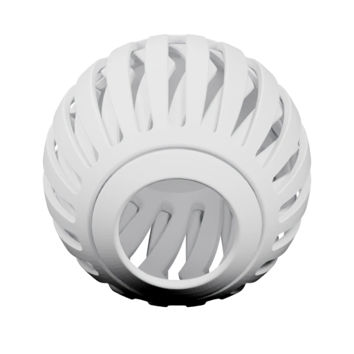 Сферическая структура с радиальными отверстиями