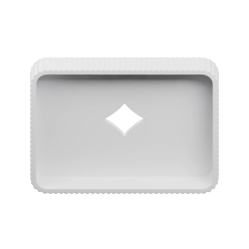 Тарелка с рифленым краем