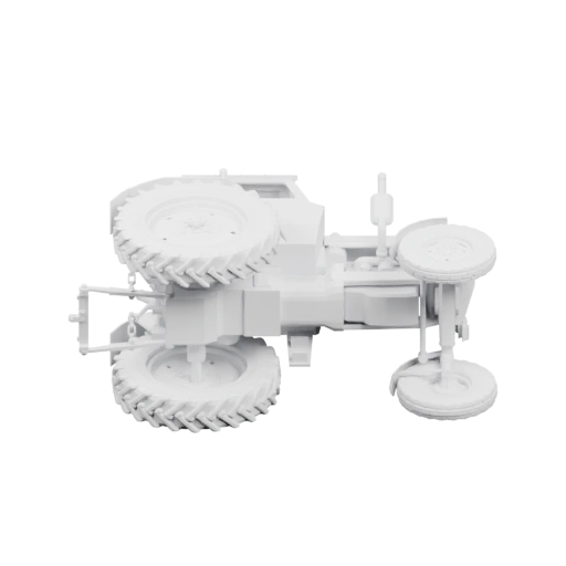 Трактор с двумя большими колёсами