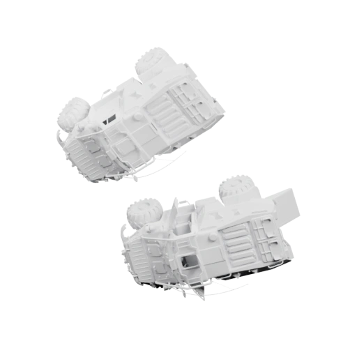 Два детализированных транспортных аппарата