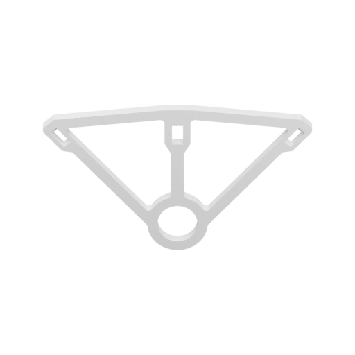 Треугольный металлический каркас