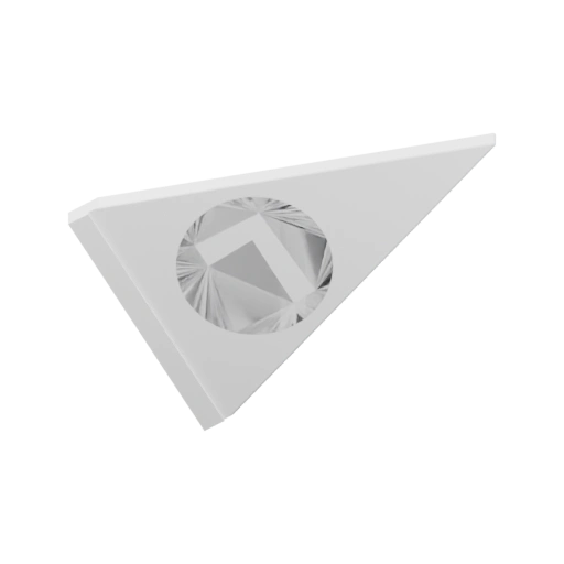 Треугольная форма с встроенным элементом