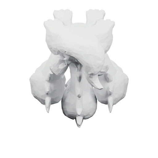 Симметричное изображение с тремя головами