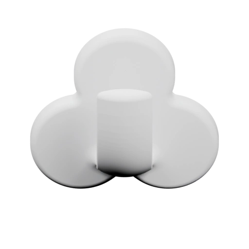 Треугольная пластина с отверстиями