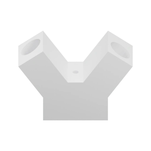 Трёхразветвитель с отверстиями